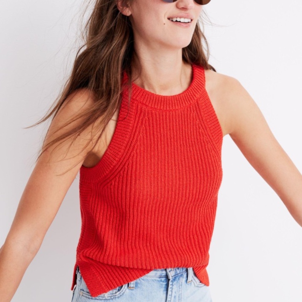 Madewell Sweater tank. M.