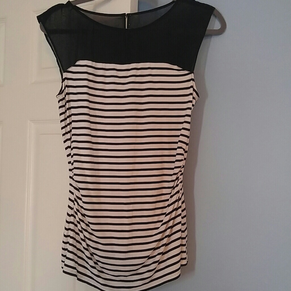 Black and white stripped top