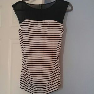 Black and white stripped top