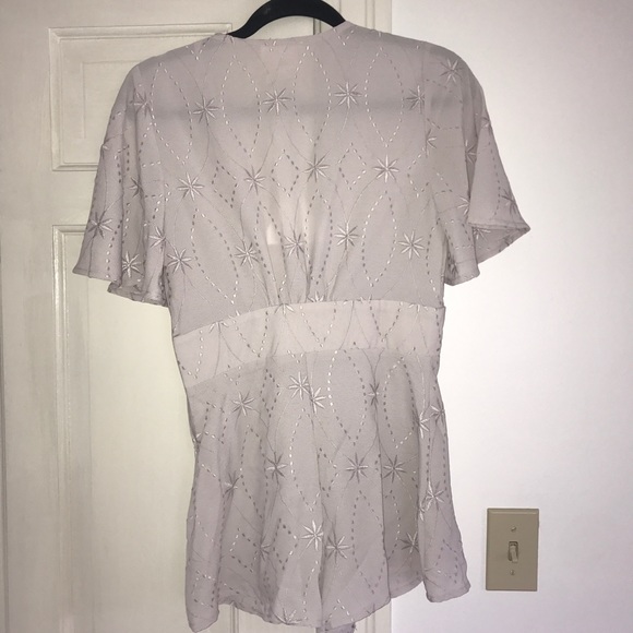 Brand New w/ tags! Lost + Wander lilac romper - Picture 3 of 5