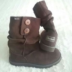 Skechers brown suede boots NWOT size 7