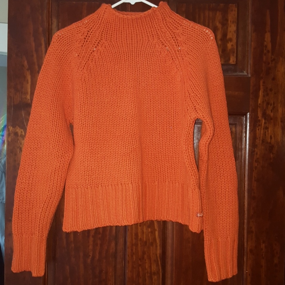 American Eagle wool turtleneck short sweater