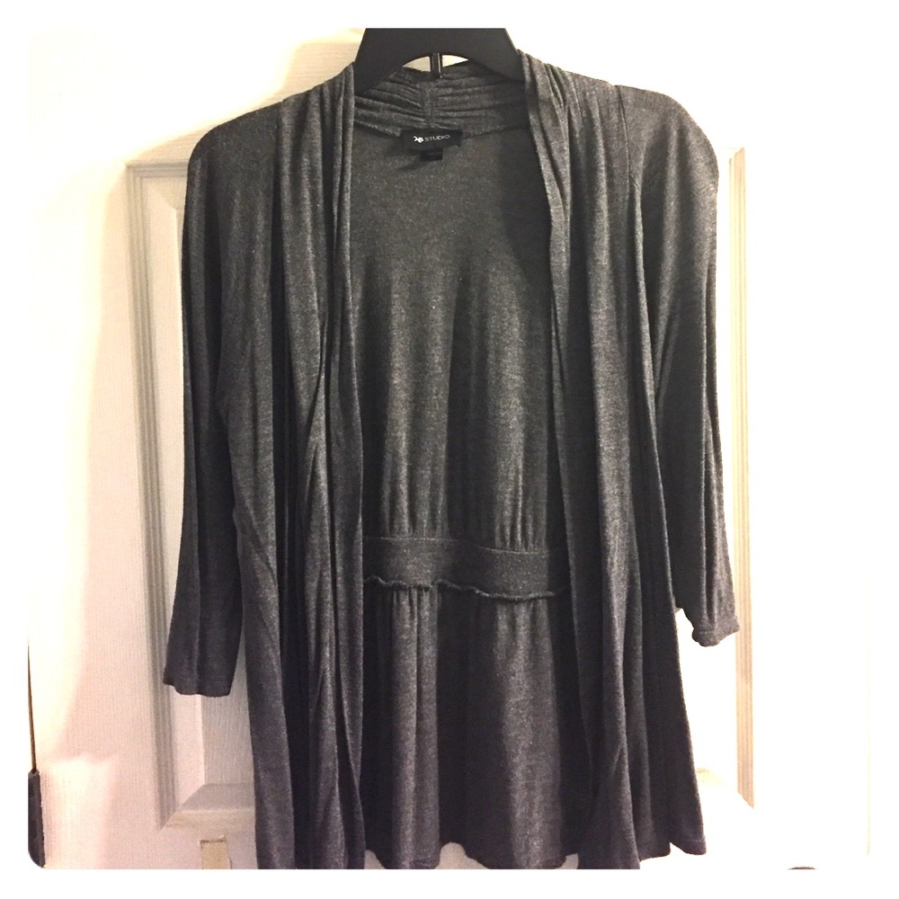 Charcoal Gray Cardigan