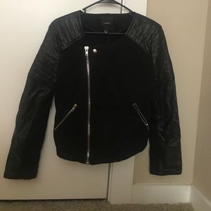 Faux leather jacket