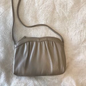 Hey 80’s baby.  Taupe Vintage crossbody