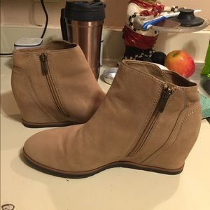 Franco Sarto suede ankle boots