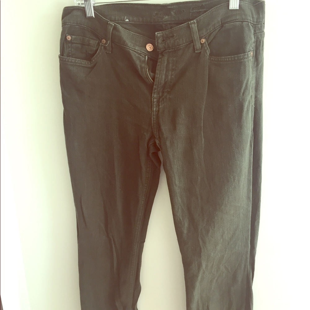 For all of mankind olive jeans