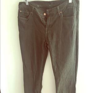 For all of mankind olive jeans