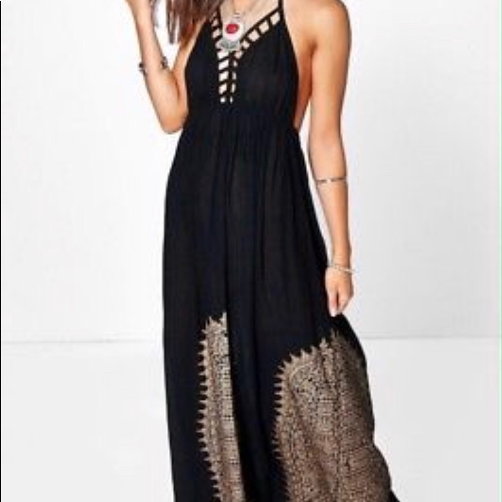 Strappy maxi dress