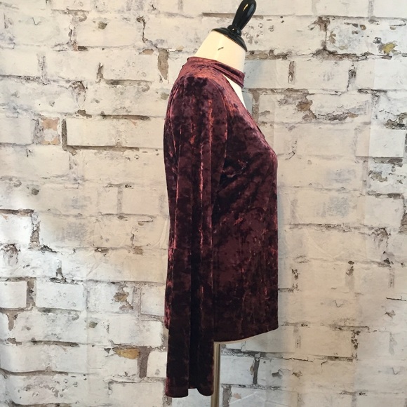 Sanctuary Velvet Daisy top in Zinfandel - Picture 4 of 8