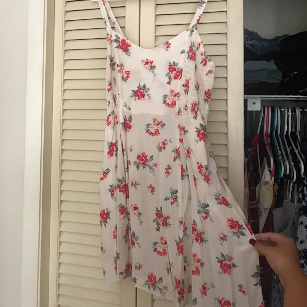 floral mini dress