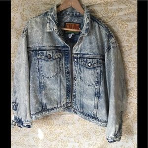 Vintage Calvin Acid Wash Denim Jacket