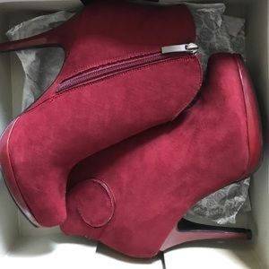 Limelight Wine Colored Boots