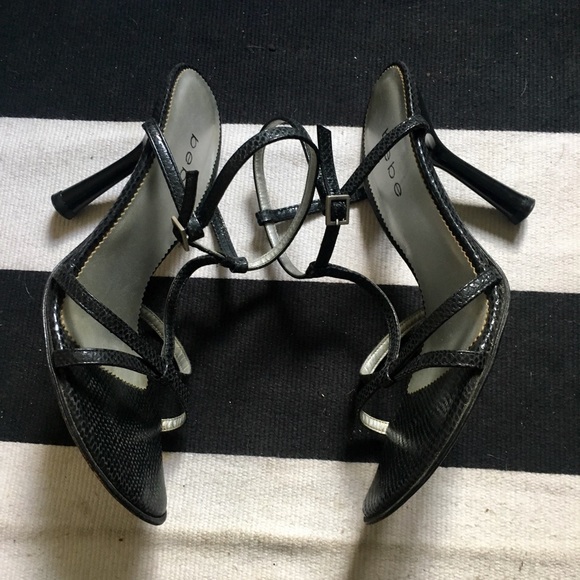Bebe python strapped sandals - Picture 5 of 6