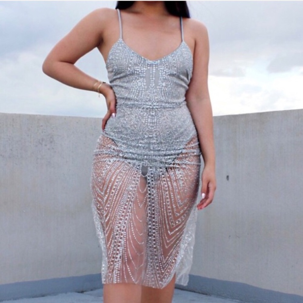 Silver Custom Dress