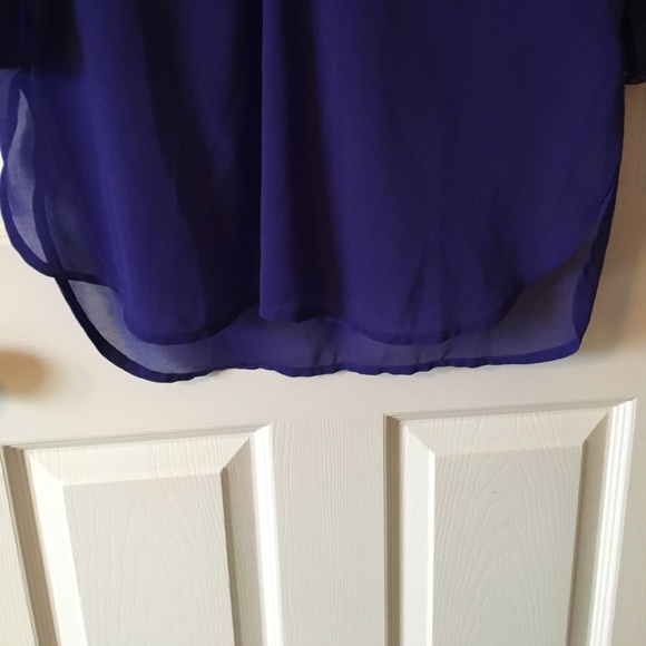 Royal blue blouse - Picture 5 of 5