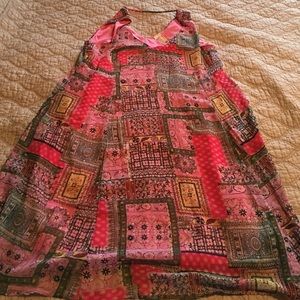 Medium Pink Owl Sundress