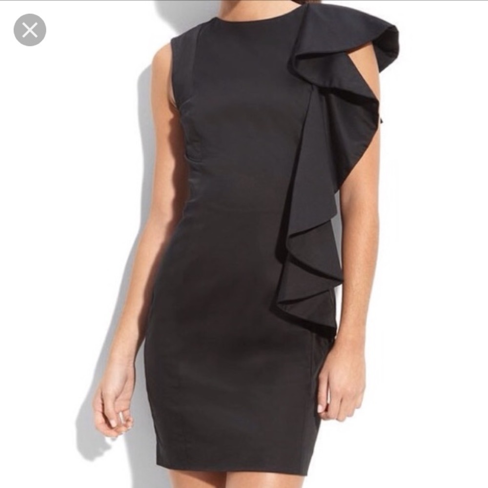 Light gray ruffle dress