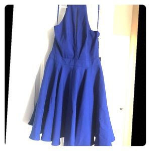 High neck , low cut , never worn cocktail dress!