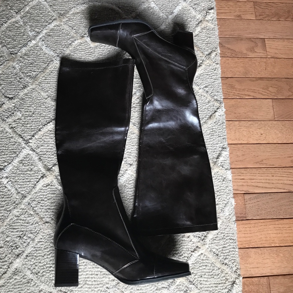 Brand new brown leather Franco Sarto boots!