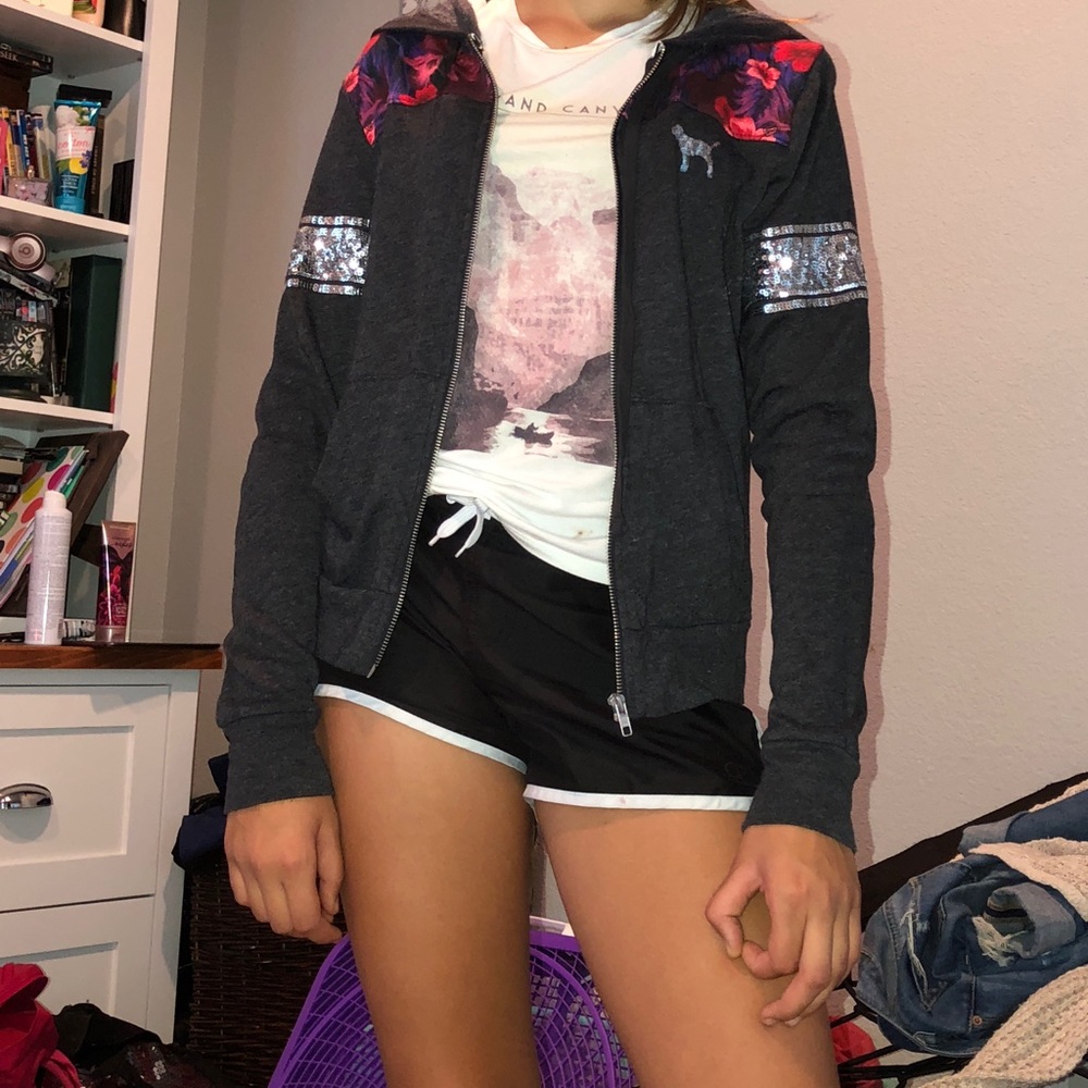 PINK VS zip up