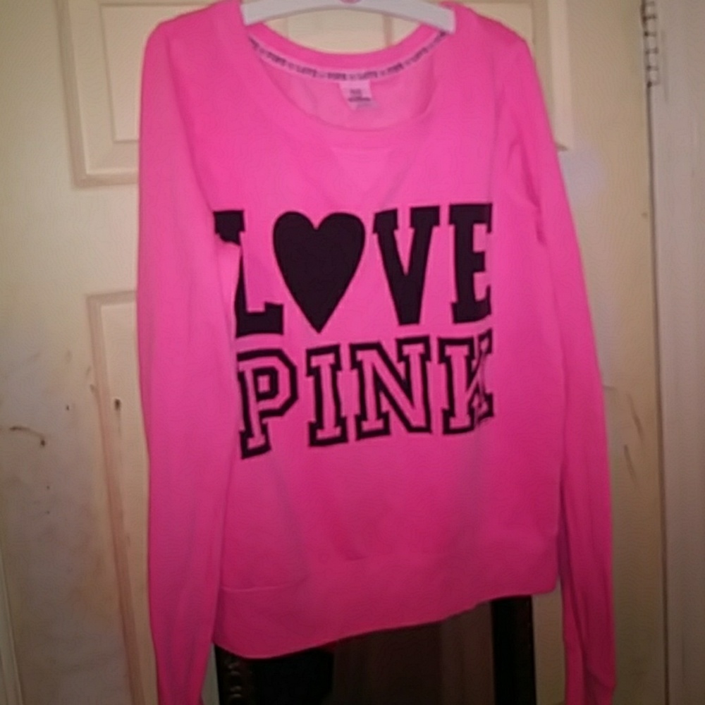 ❤NEON❤VS PINK CREW LARGE