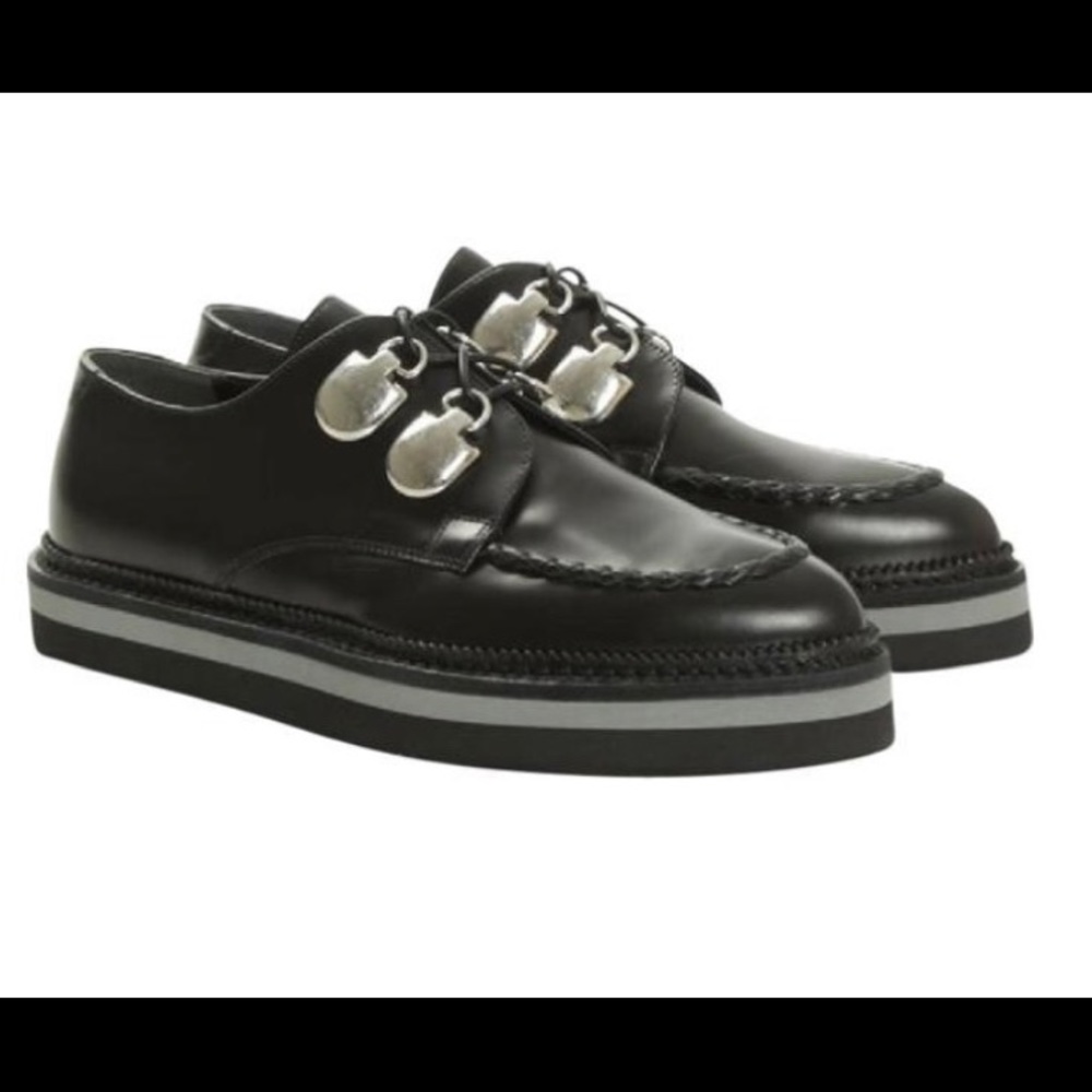 Alexander McQueen Cobbler Leather Creeper shoe