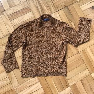 Cheetah Turtleneck