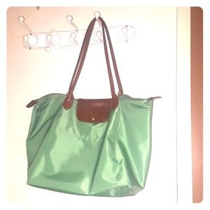 Longchamp large Le Pliage shopping tote