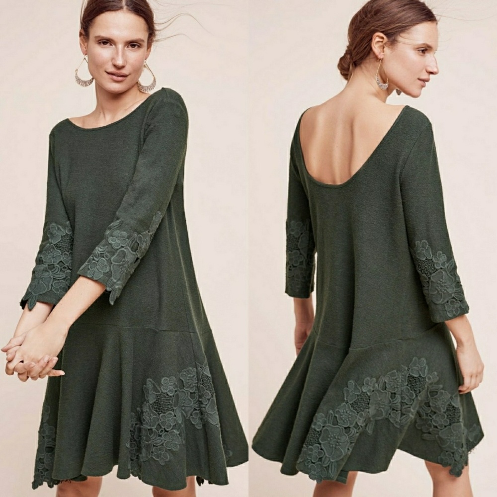 Anthropologie Maeve Tierra Lace Dress, S