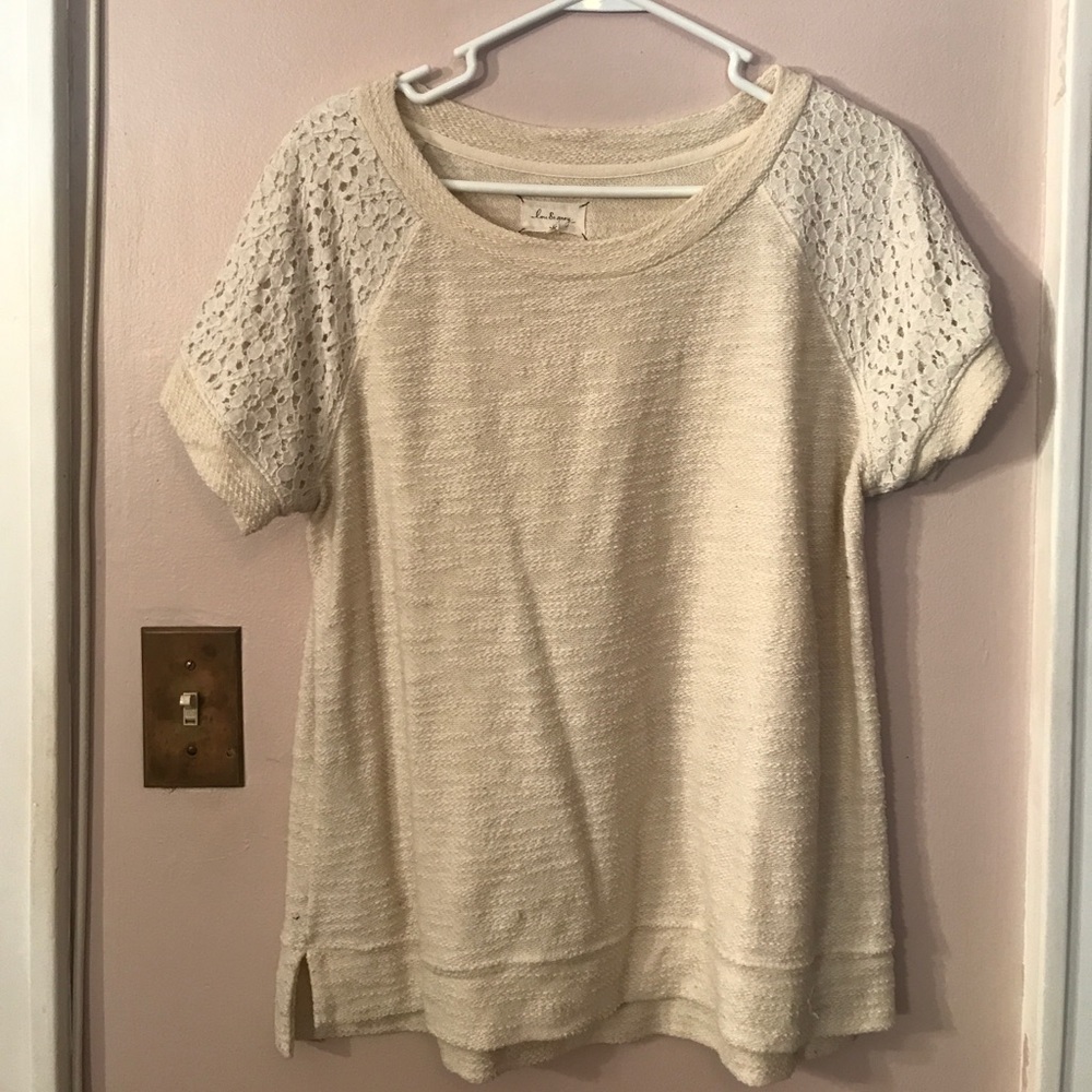 Lovely short sleeve sweater