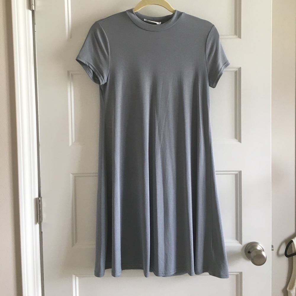 Gray t shirt dress