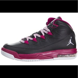 Kids Air Jordan's Sz 7Y -  black/magenta