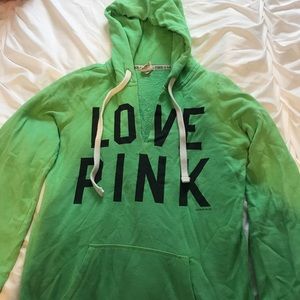 Pink Vneck sweatshirt