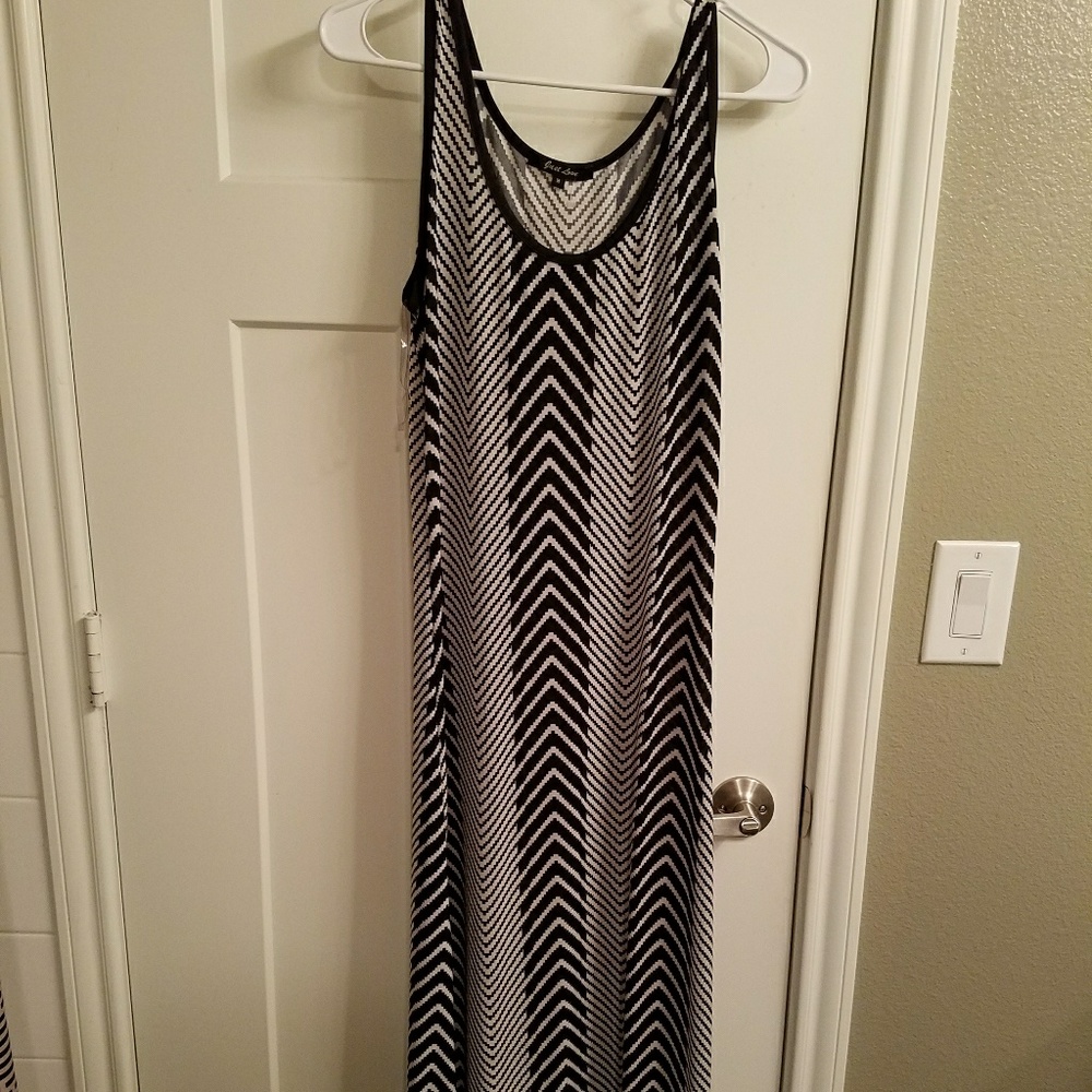Black and White Maxi Dress