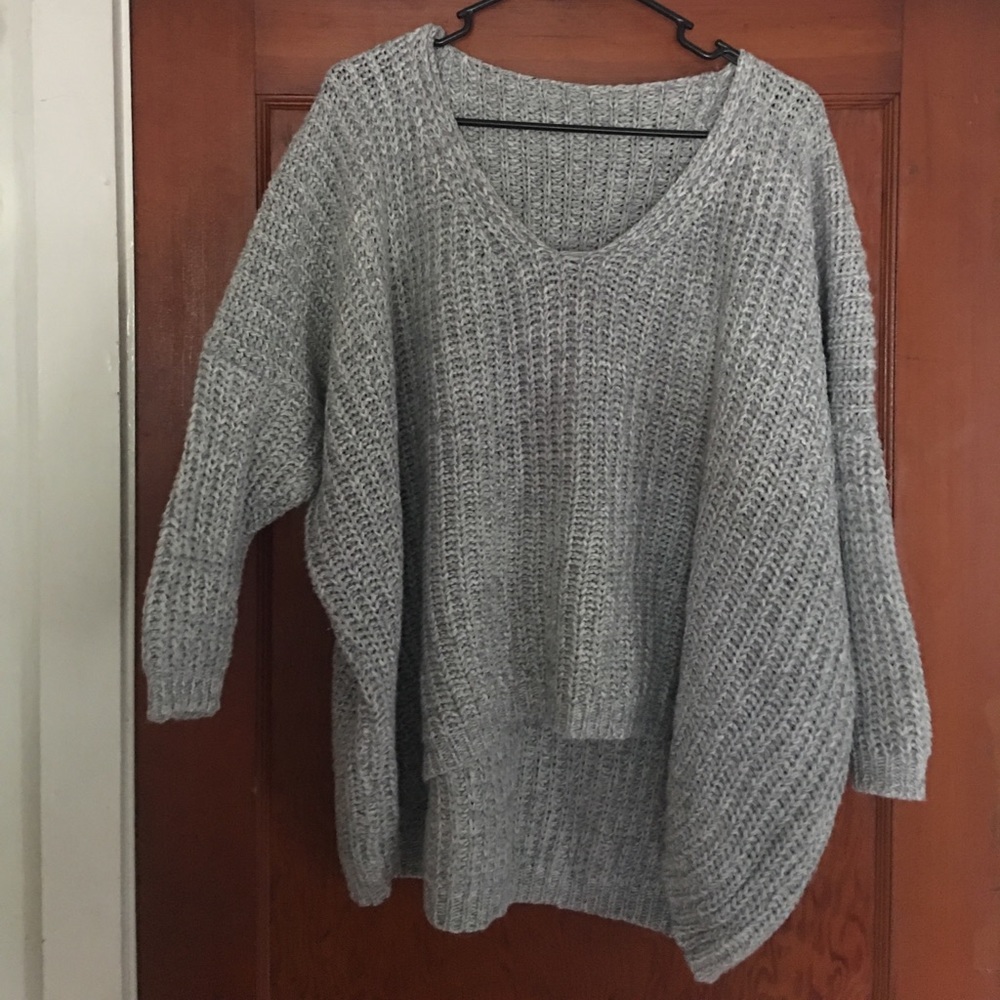 NWOT Gray Oversized Sweater