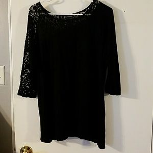 Lace Sleeve Top