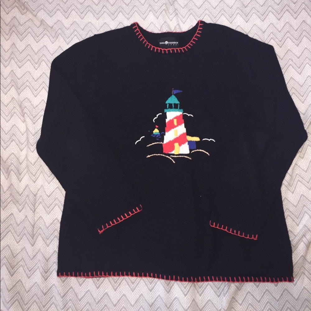 Lighthouse knit sweater