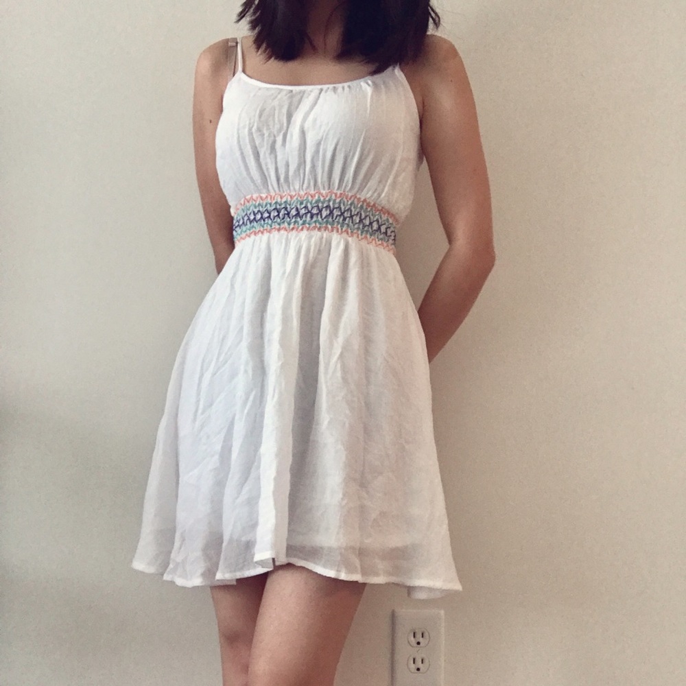 White dress