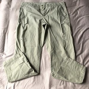 Broken-In Straight Khakis