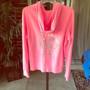 I’m No Angel Pink Victoria’s Secret Zip Sweater