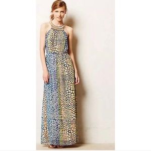 HD in Paris embroidered maxi dress ANTHROPOLOGIE