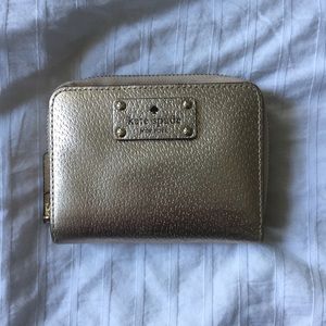 Kate Spade wallet, rose gold