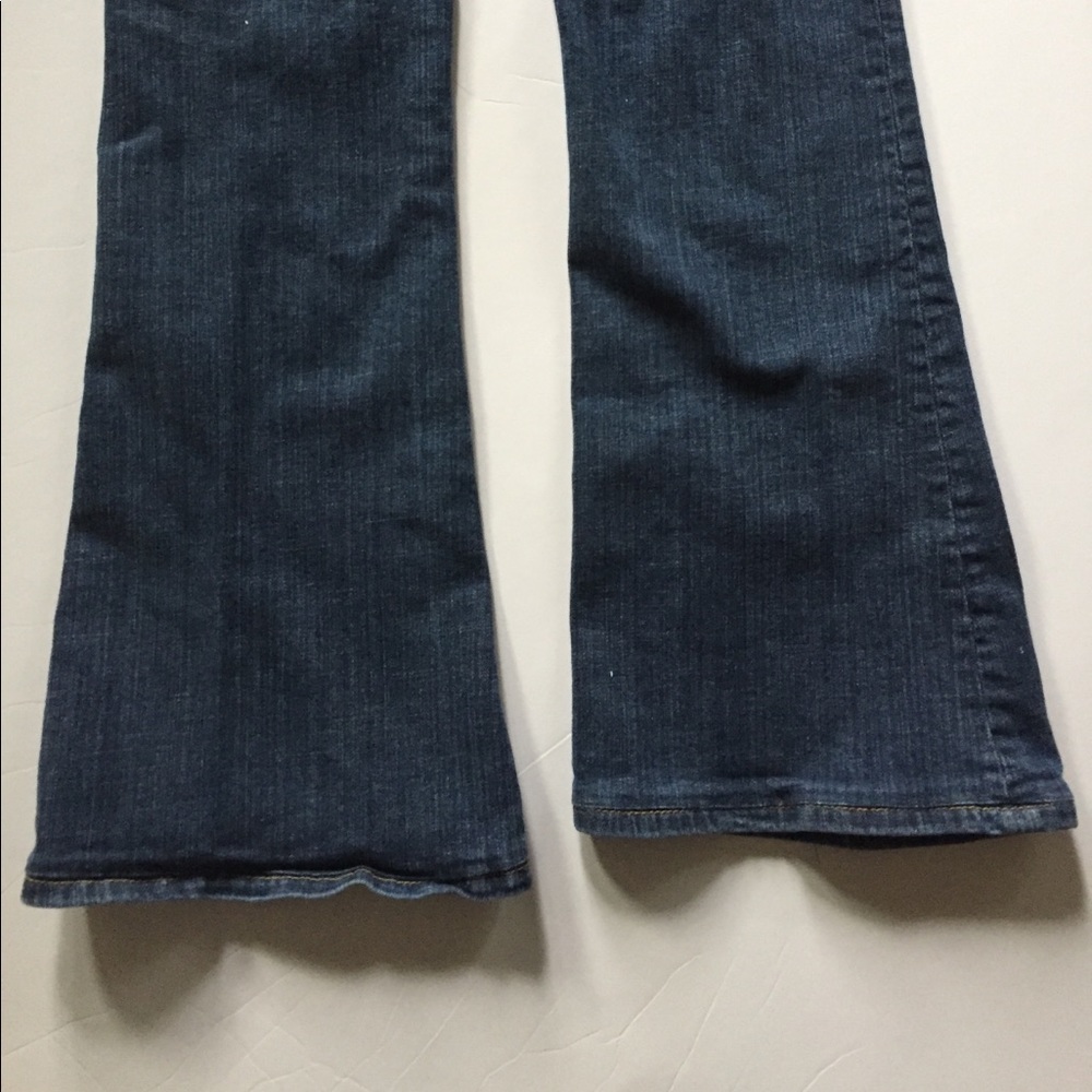 Vigoss Low Rise Distressed Stretch Flare Jeans - Picture 7 of 8