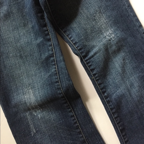 Vigoss Low Rise Distressed Stretch Flare Jeans - Picture 5 of 8