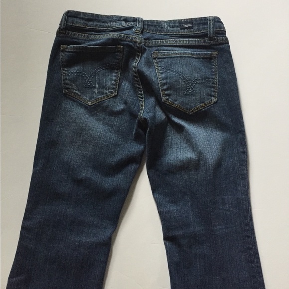 Vigoss Low Rise Distressed Stretch Flare Jeans - Picture 6 of 8