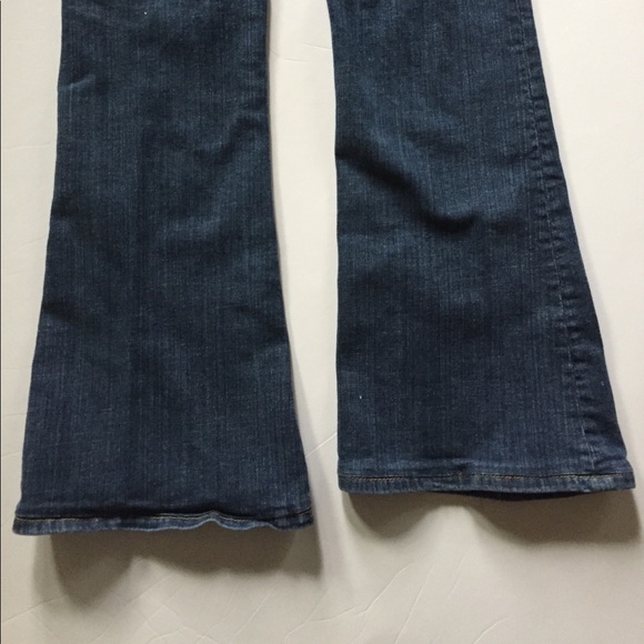 Vigoss Low Rise Distressed Stretch Flare Jeans - Picture 7 of 8