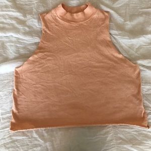 Mock neck crop top