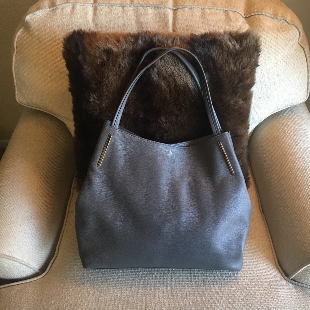 Gray Vince Camuto Shoulder Bag