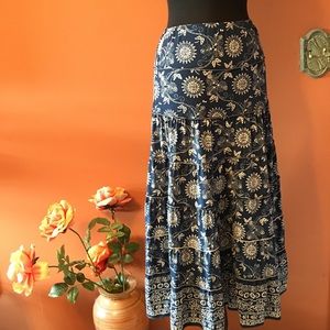 Max Studio Tiered Maxi Skirt